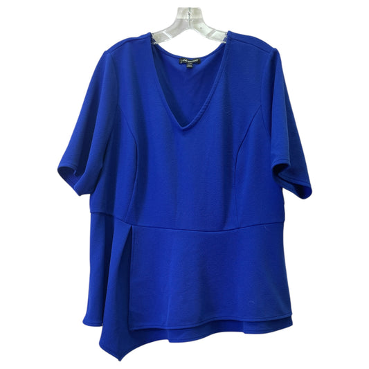 Top Ss By Lane Bryant In Blue, Size:2X