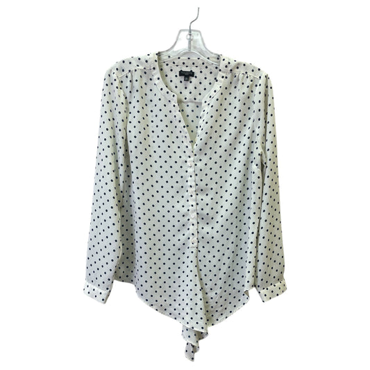 Top Ls By Talbots In White, Size:Mp