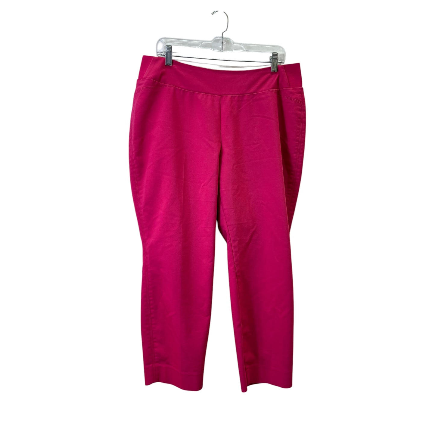 Pants Cropped By Investments In Pink, Size:14