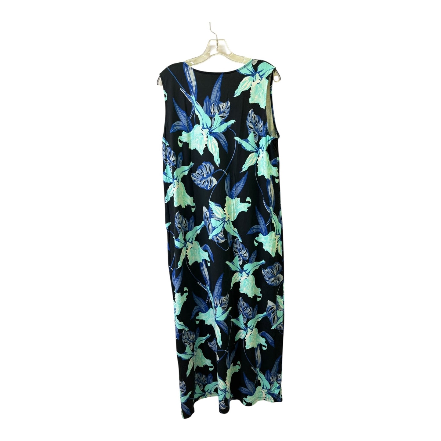Dress Casual Maxi By Chicos In Blue, Size:18