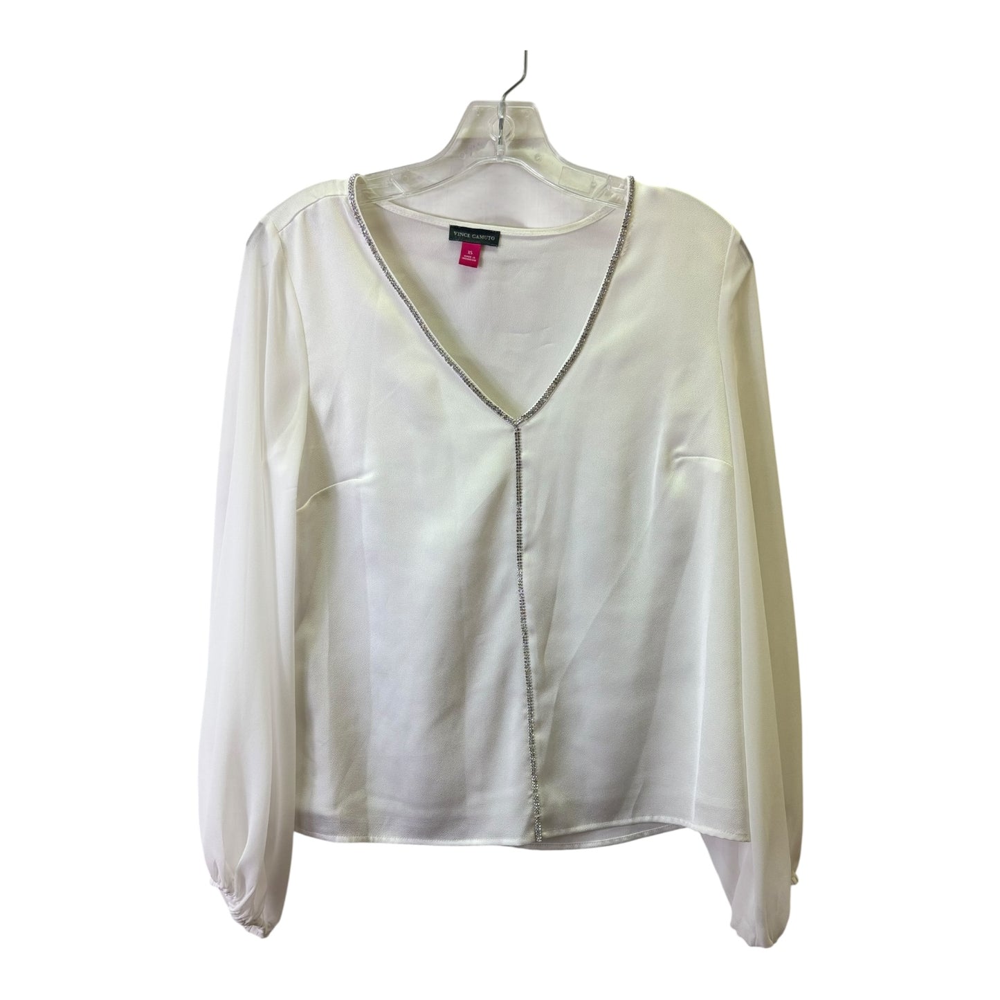 Top Ls By Vince Camuto In White, Size:Xs