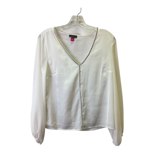 Top Ls By Vince Camuto In White, Size:Xs