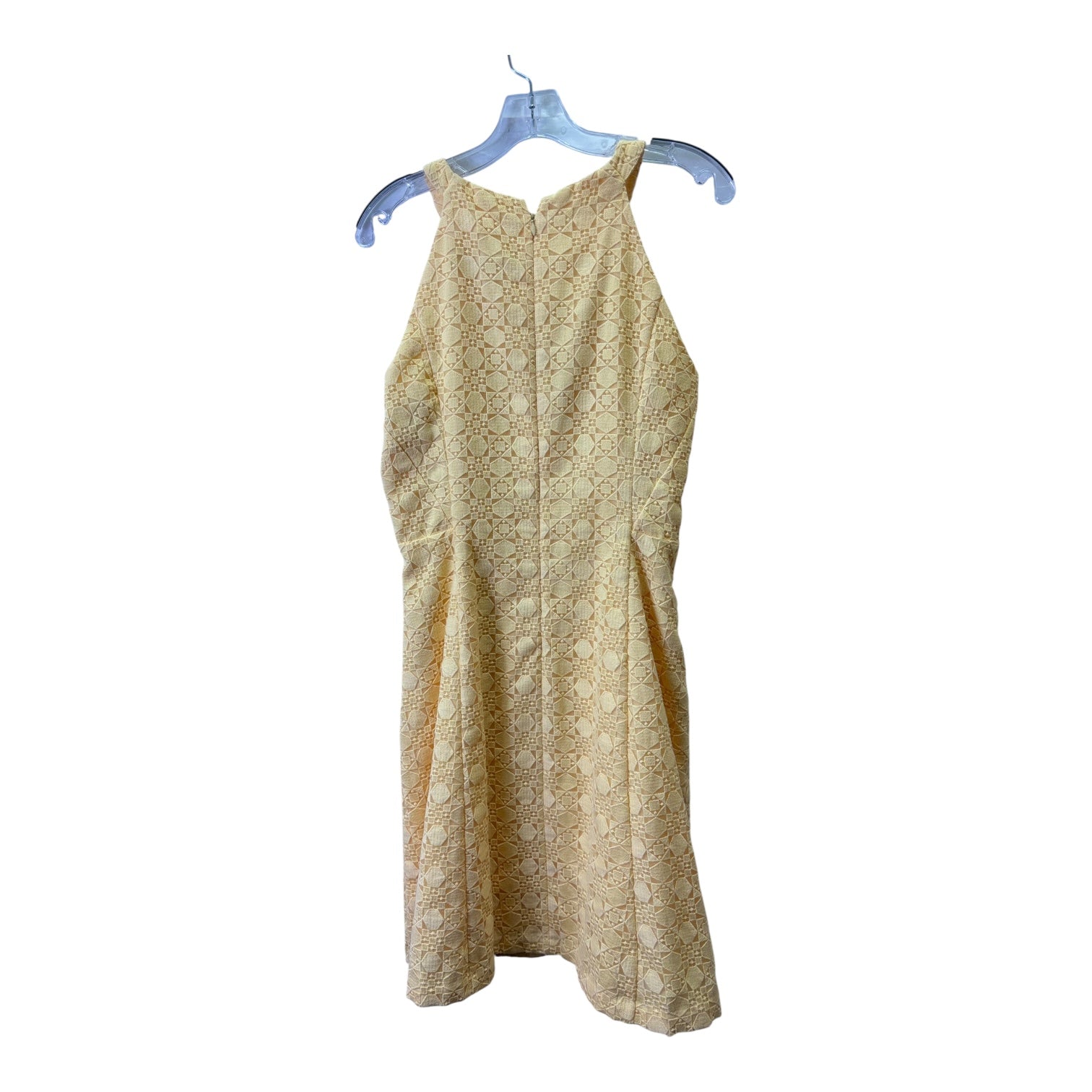 Dress Party Midi By White House Black Market In Yellow, Size:10 – Clothes Mentor Mayfield Heights OH