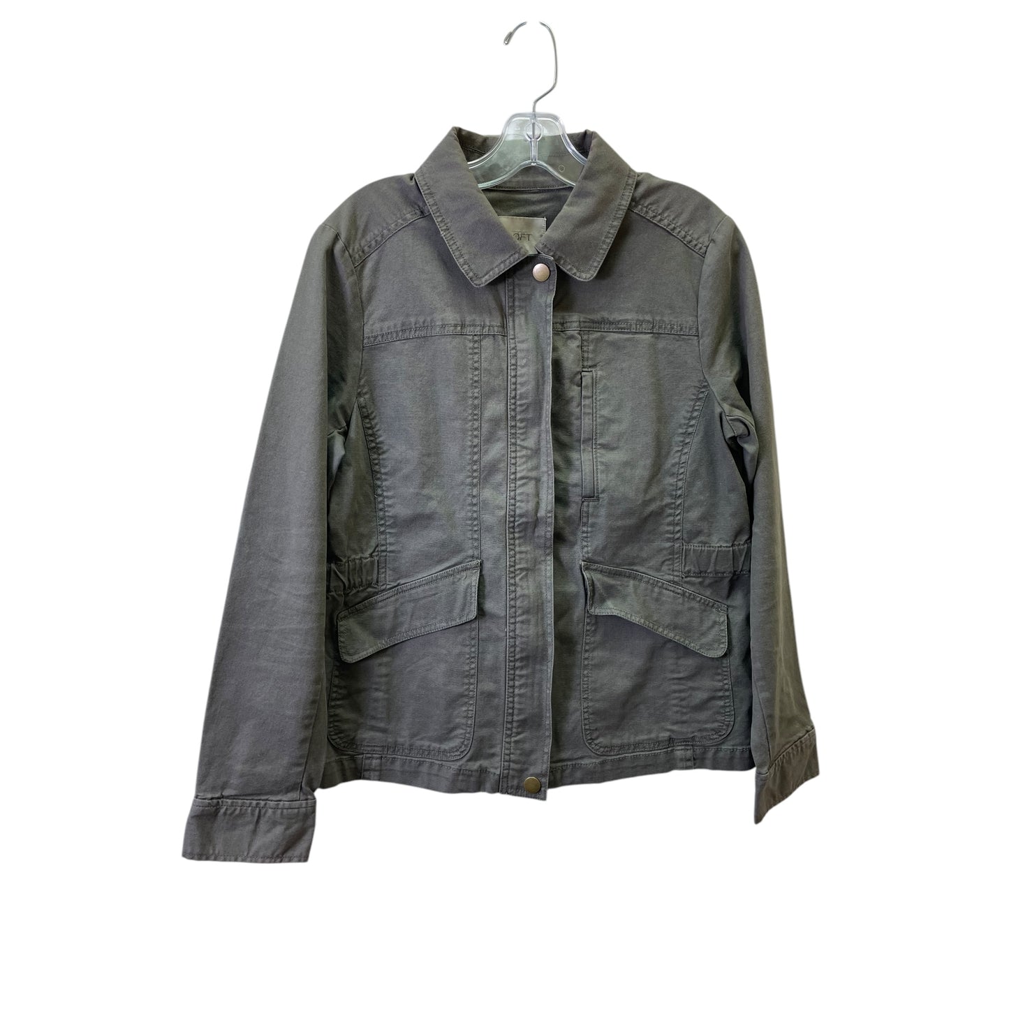 Jacket Utility By Loft In Green, Size:M