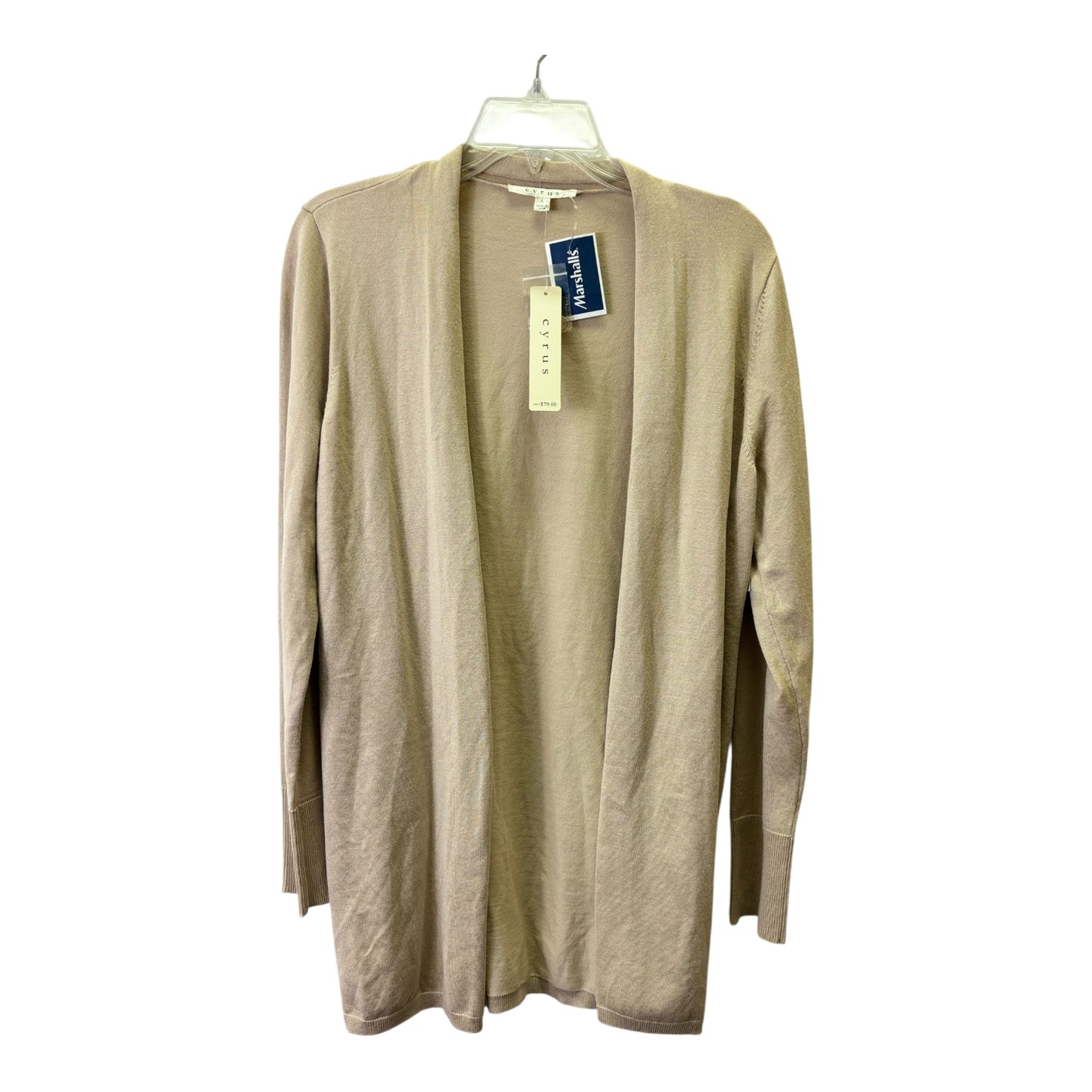 Sweater Cardigan By Cyrus Knits In Beige, Size:L