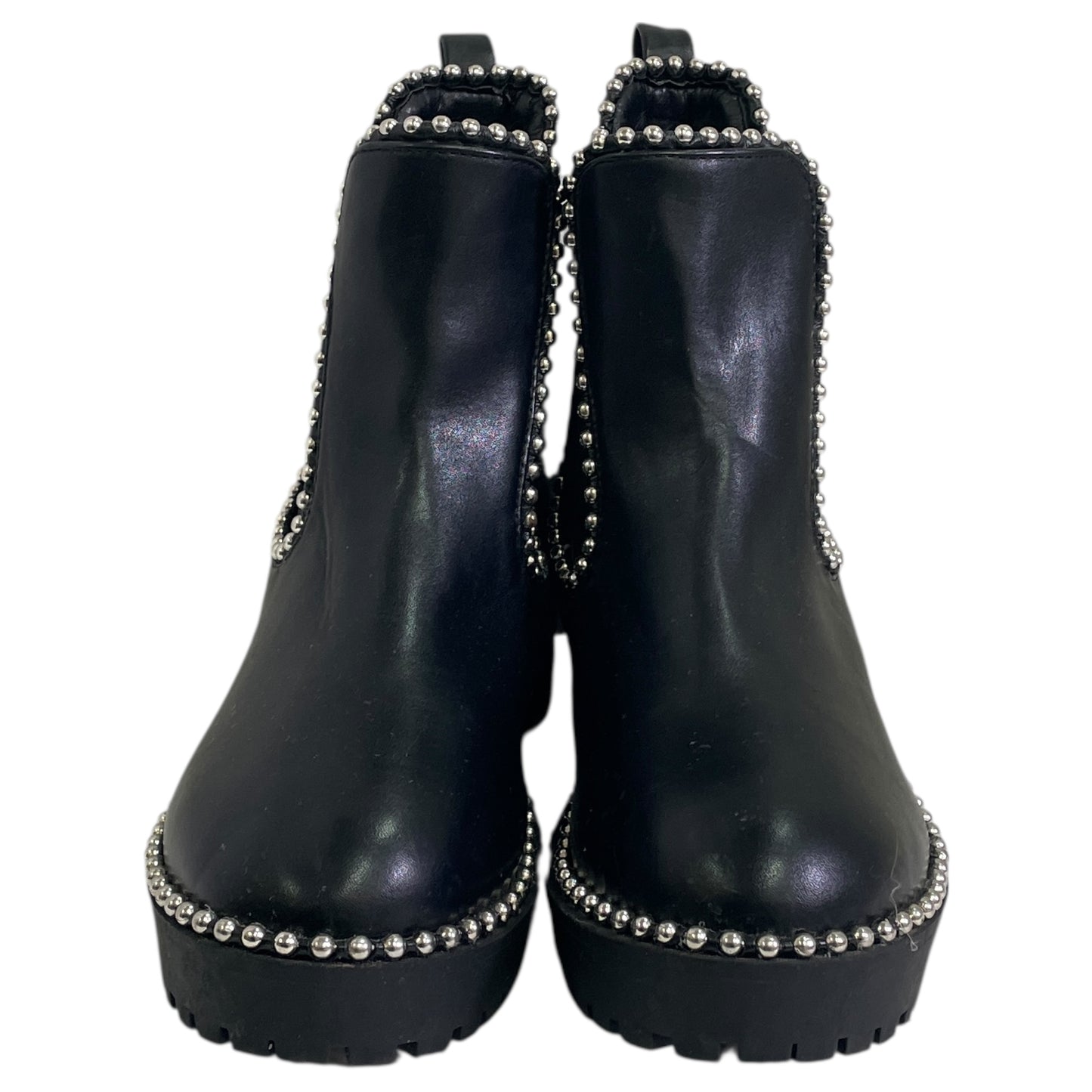 Boots Ankle Flats By M In Black, Size:6.5