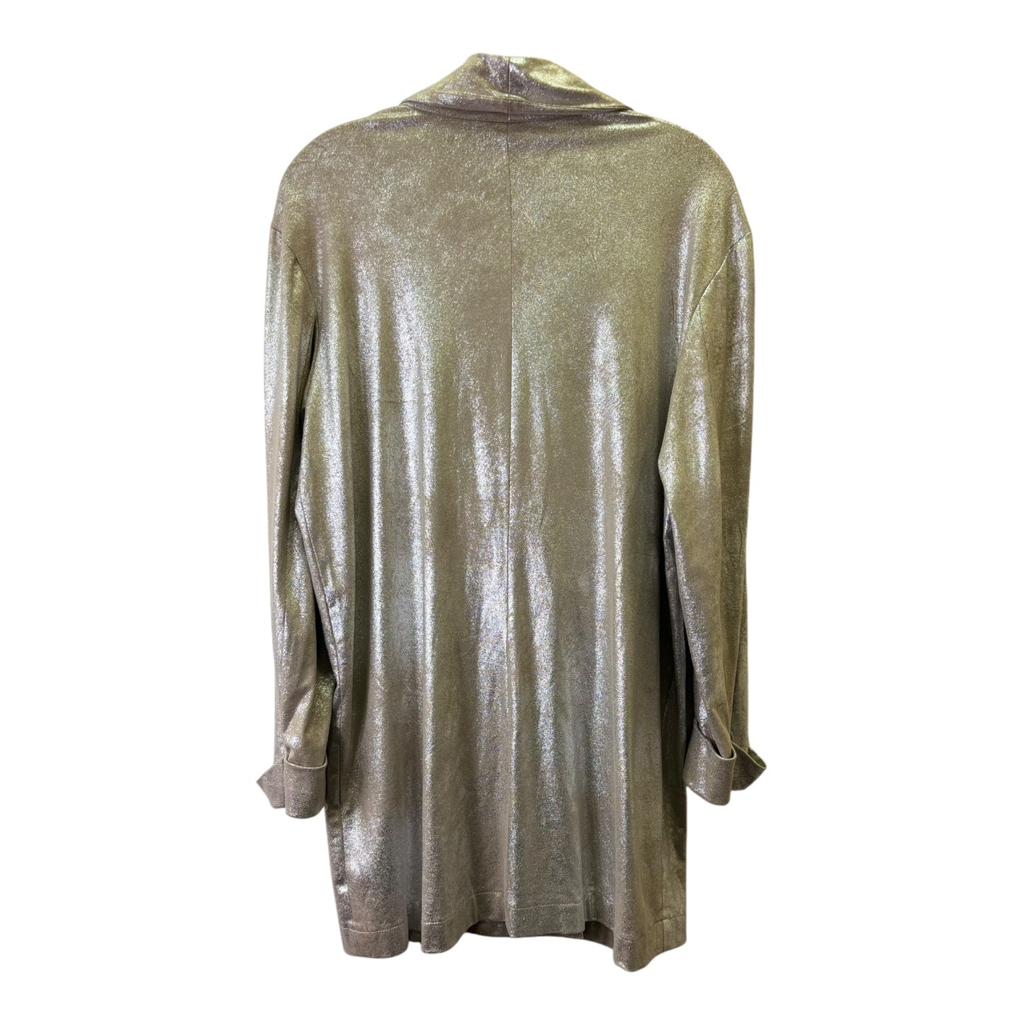 Blazer By Zara Basic In Silver, Size:L
