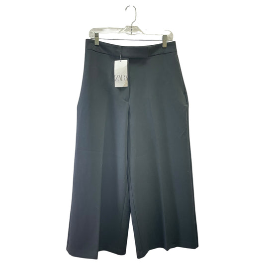 Pants Dress By Zara In Black & Blue, Size:12