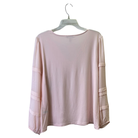 Top Ls By Calvin Klein In Pink, Size:L