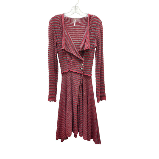Cardigan By Free People In Red, Size:Xs