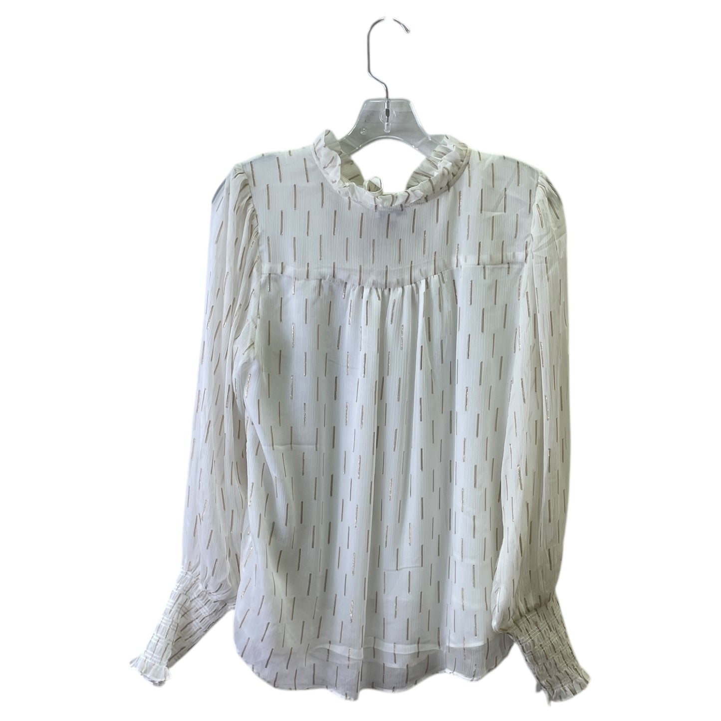 Top Ls By Maison d Amelie In White, Size:M
