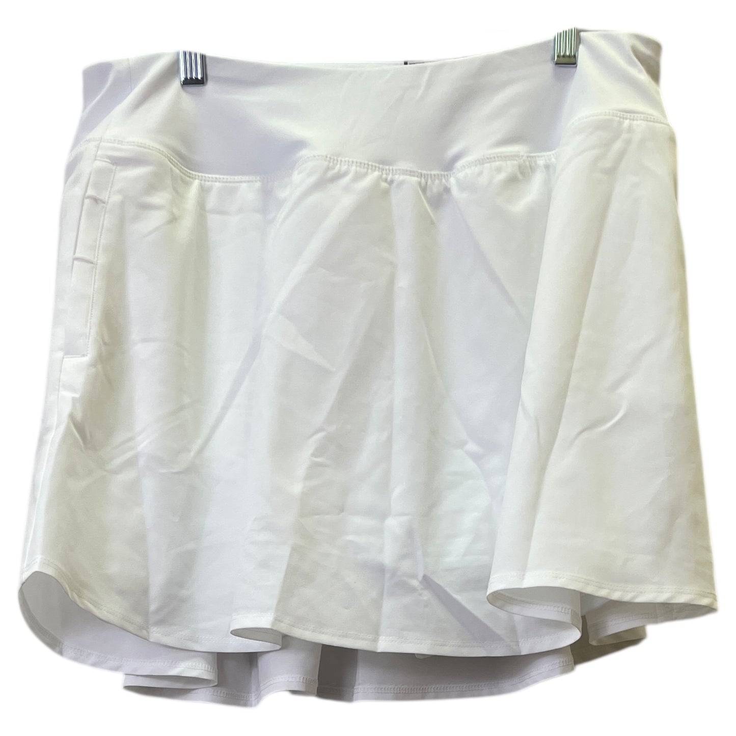 Athletic Skort By Tek Gear In White, Size:1X