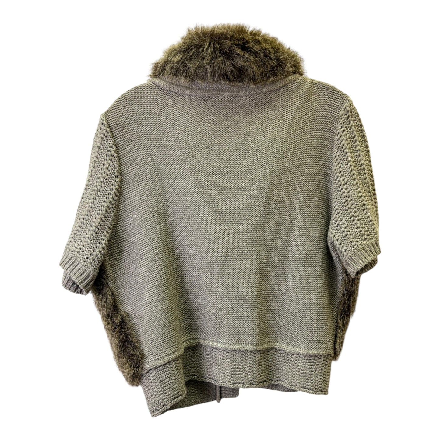 Sweater Ss By Bisou Bisou In Taupe, Size:M