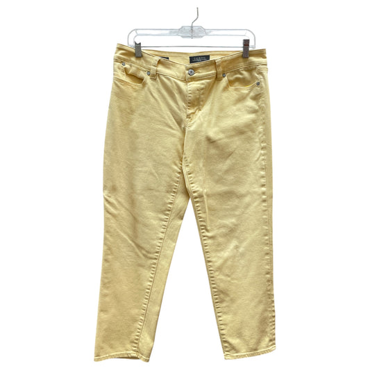 Jeans Boyfriend By Talbots In Yellow, Size:8P