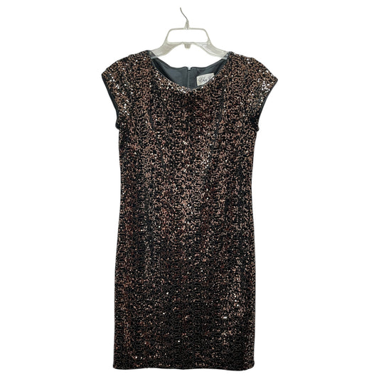 Dress Party Short By Eliza J In Gold, Size:2