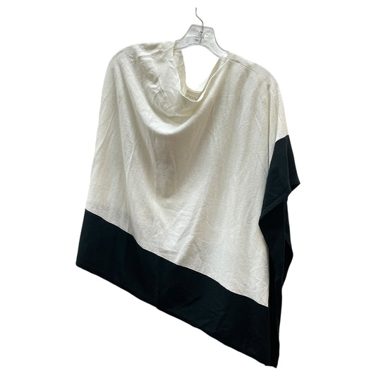 Poncho By Chicos In Black & White, Size:0