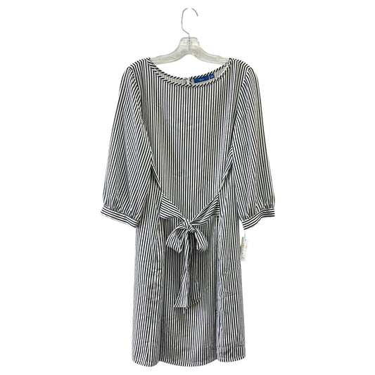 Dress Casual Maxi By Apt 9 In Black & White, Size:L