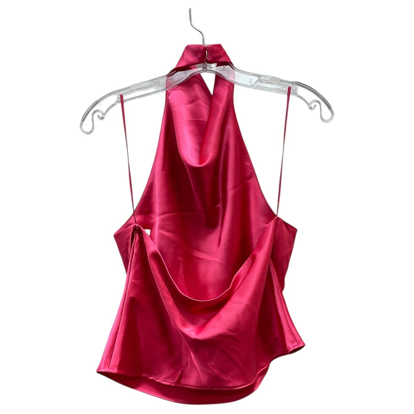 Top Sleeveless Basic By Zara In Pink, Size:M