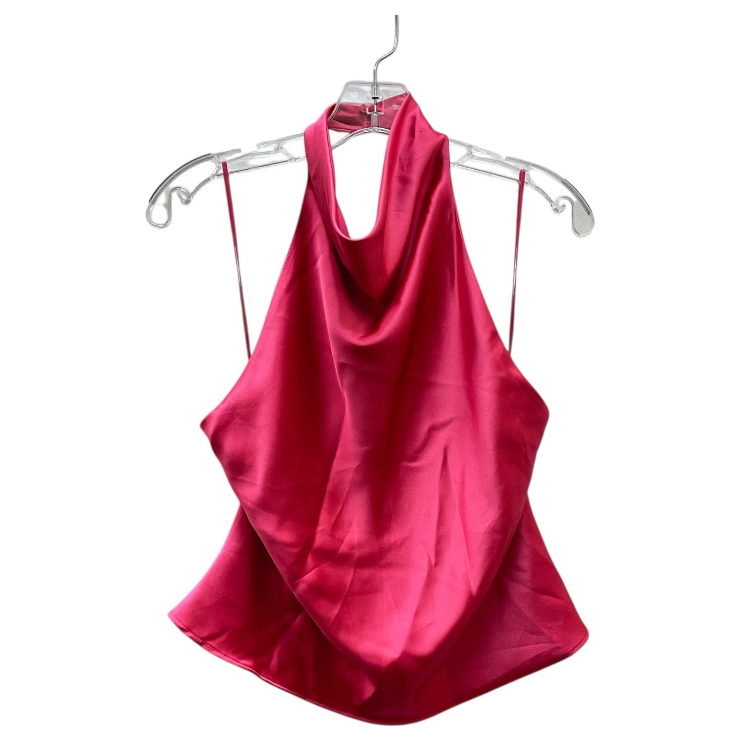 Top Sleeveless Basic By Zara In Pink, Size:M