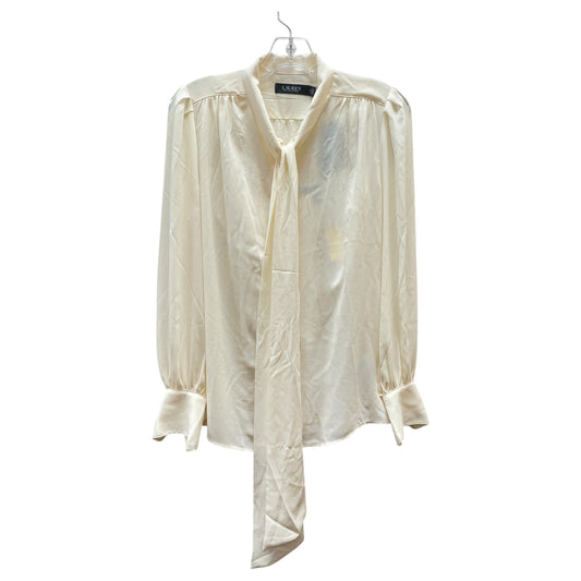 Top 2Pc Ls By Lauren By Ralph Lauren In Cream, Size:Sp