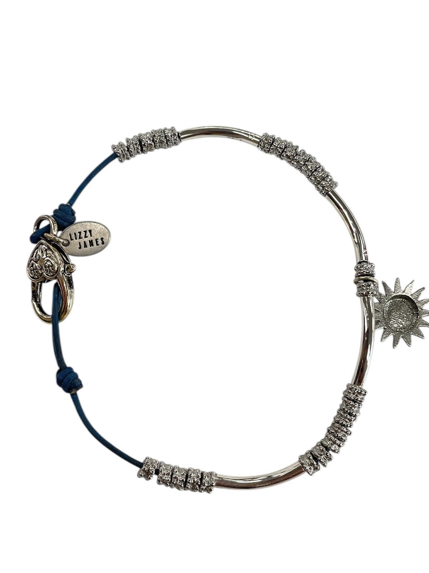Bracelet Charm By LIZZY JAMES In Blue & Silver