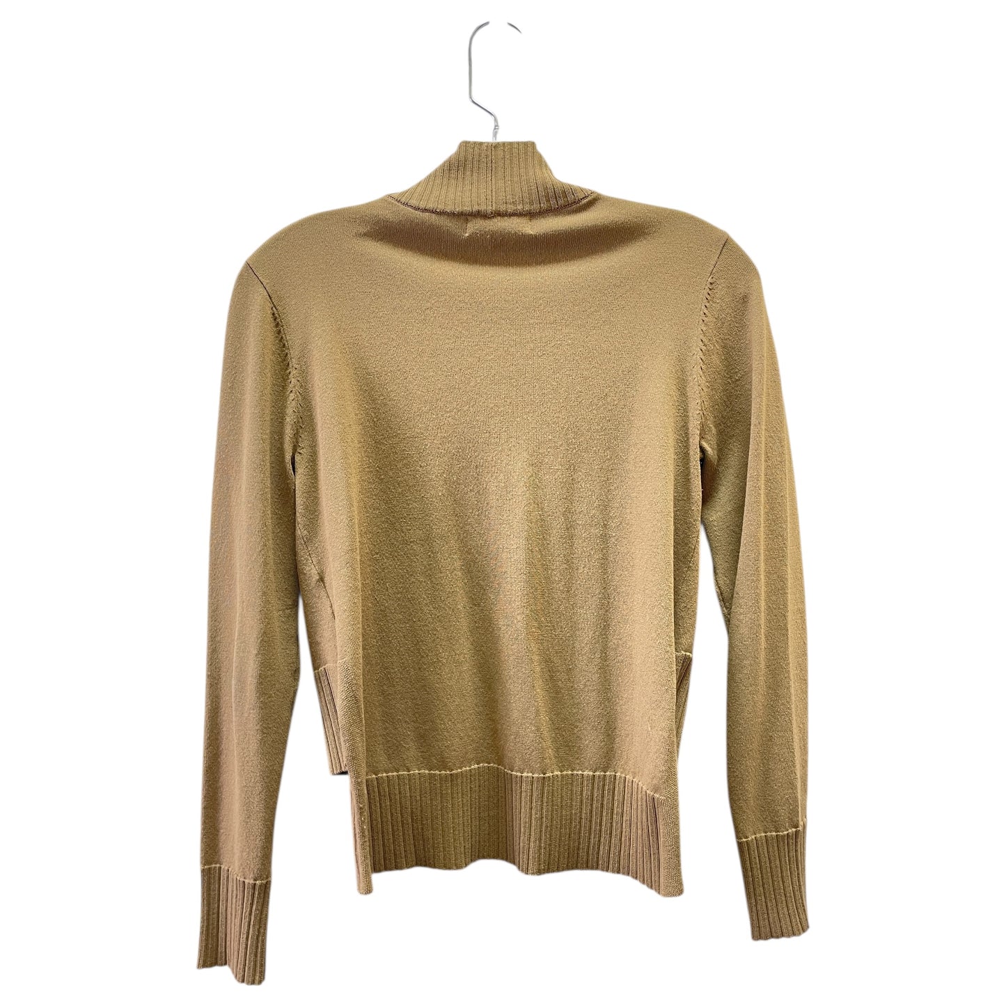 Cardigan By Hailey & Co In Tan, Size:Xs