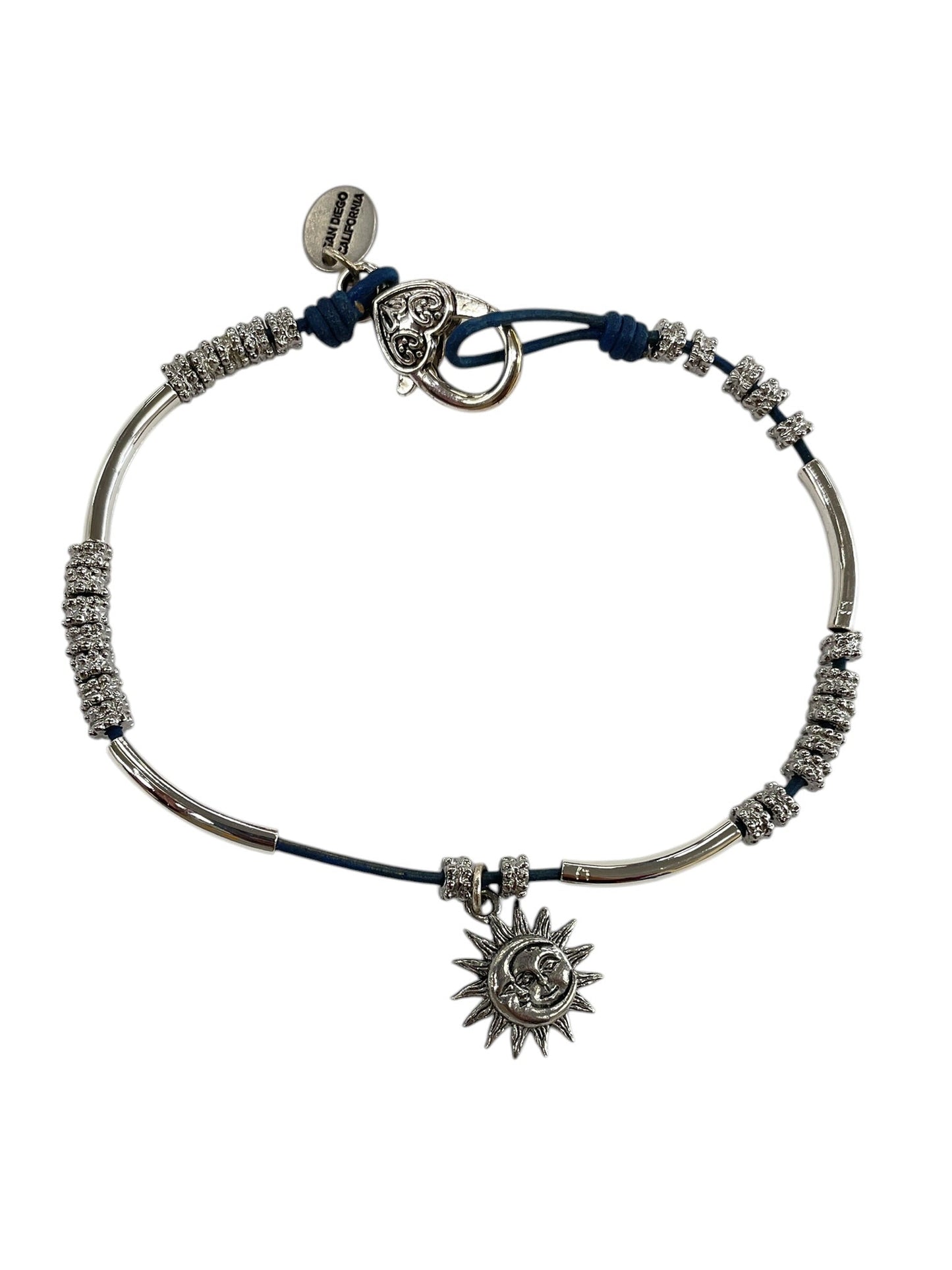 Bracelet Charm By LIZZY JAMES In Blue & Silver