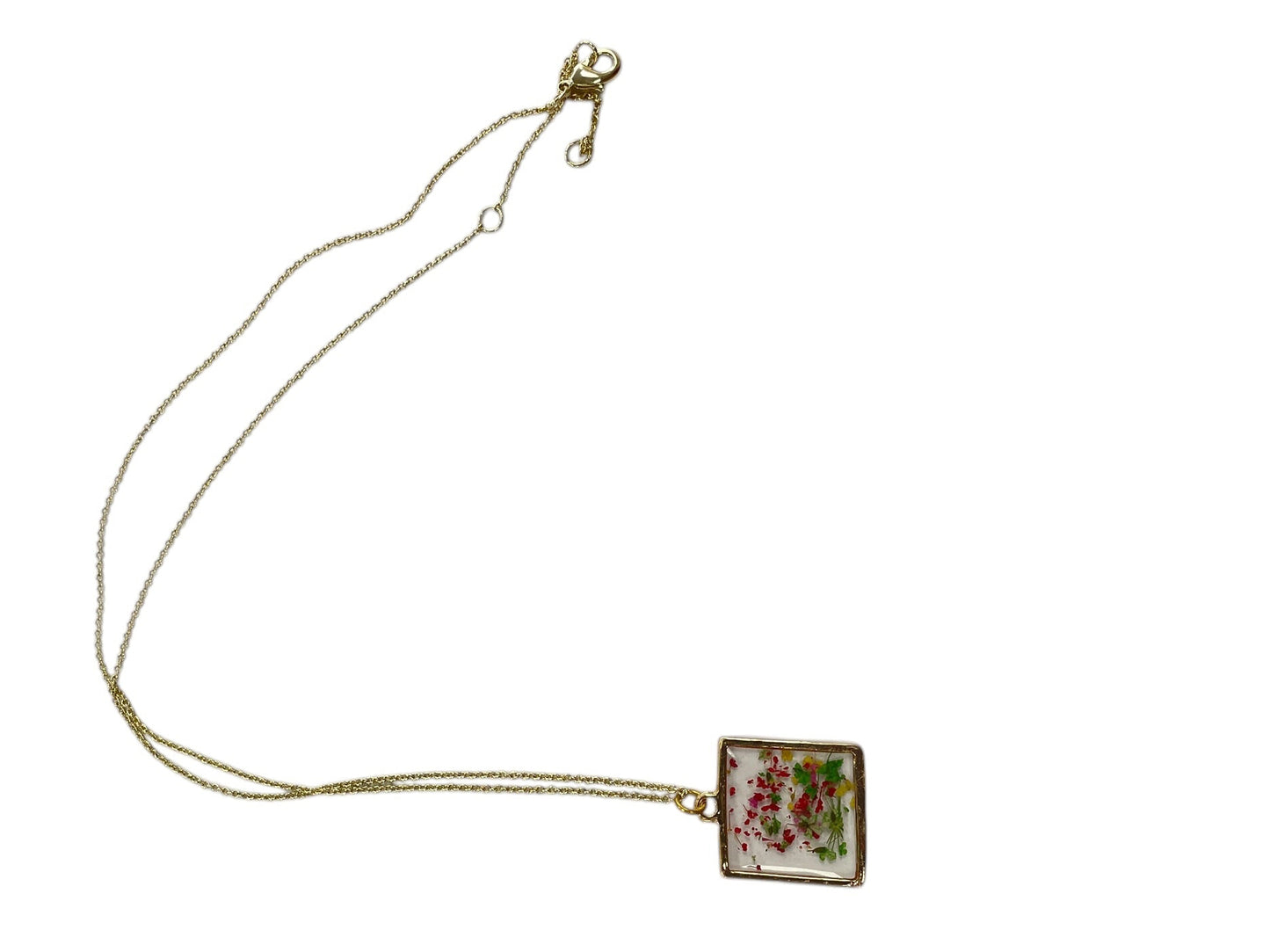Necklace Pendant By Clothes Mentor In Gold & Pink