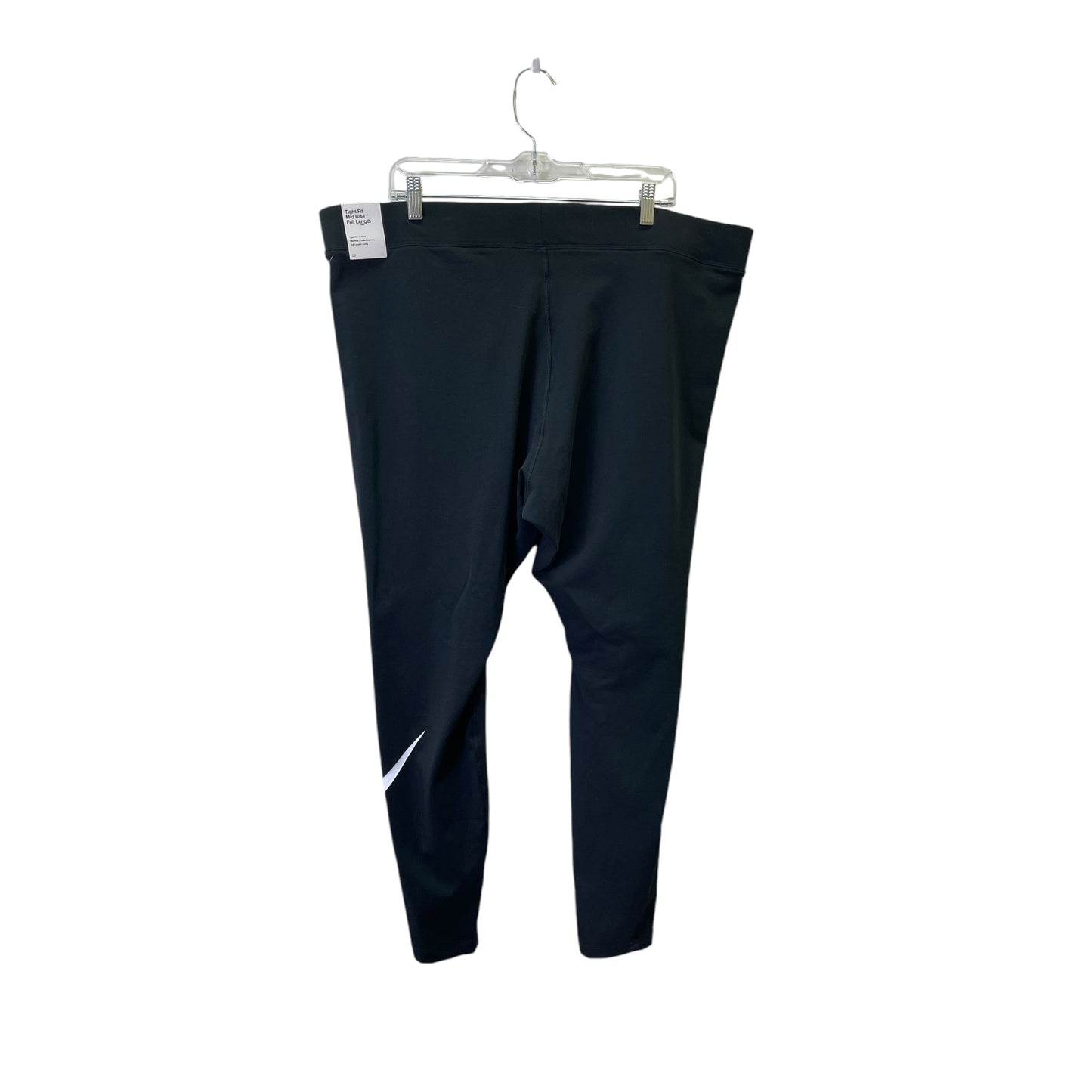 Athletic Leggings By Nike Apparel In Black, Size:3X