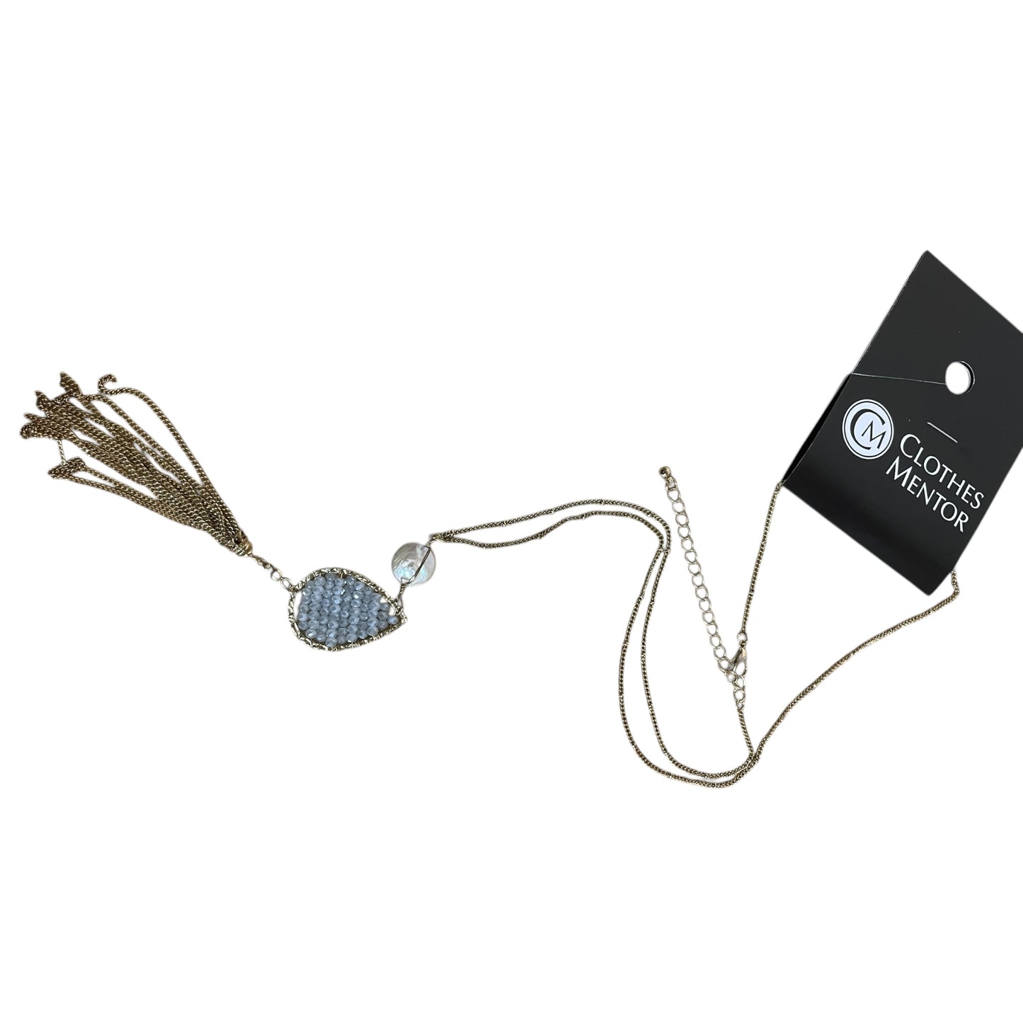 Necklace Charm By Clothes Mentor In Blue & Gold