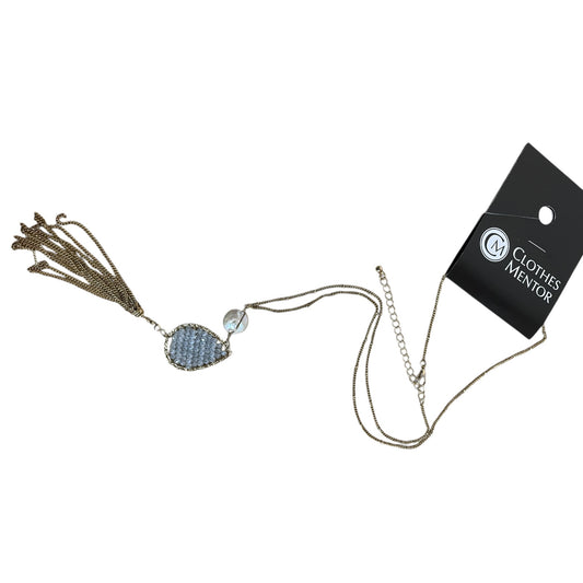 Necklace Charm By Clothes Mentor In Blue & Gold
