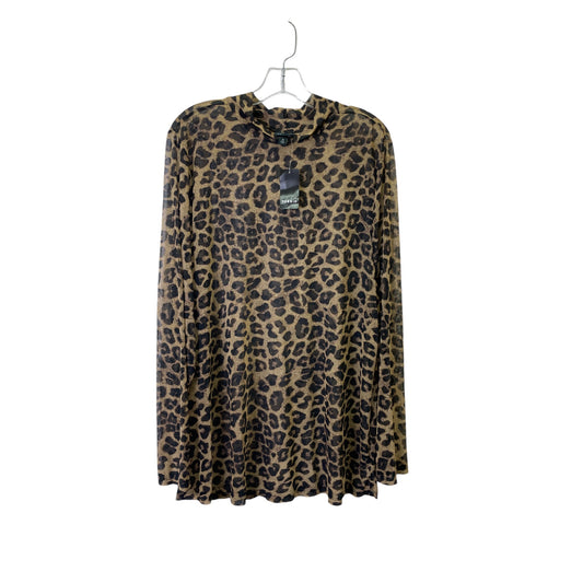 Top Ls Basic By Torrid In Animal Print, Size:4X