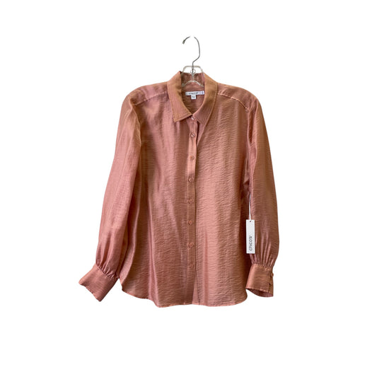 Top Ls By Chicos In Peach, Size:M