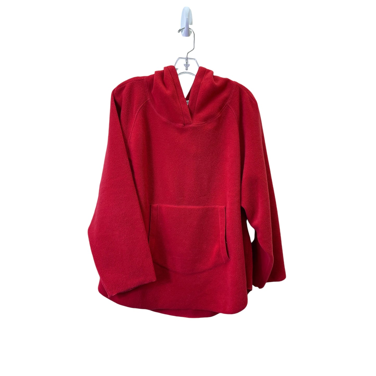 Athletic Sweatshirt Hoodie By Coldwater Creek In Red, Size:M