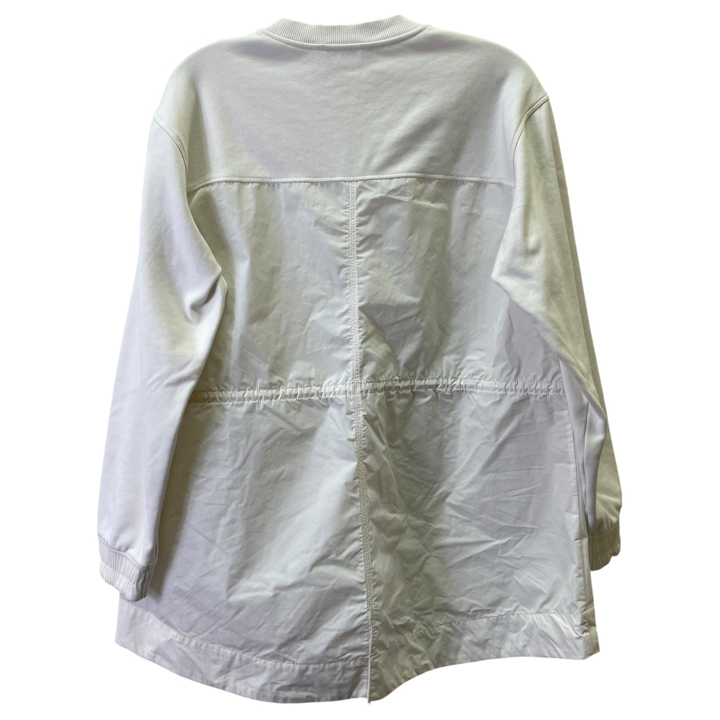 Athletic Sweatshirt Crewneck By Athleta In Cream, Size:M