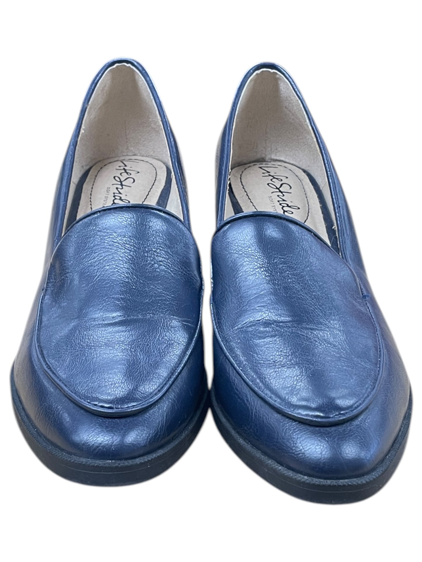 Shoes Heels Block By Life Stride In Blue, Size:6.5