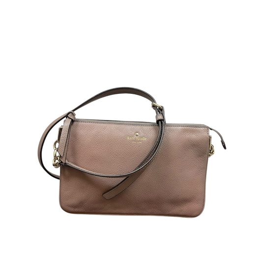 Crossbody Designer By Kate Spade In Mauve, Size:Small
