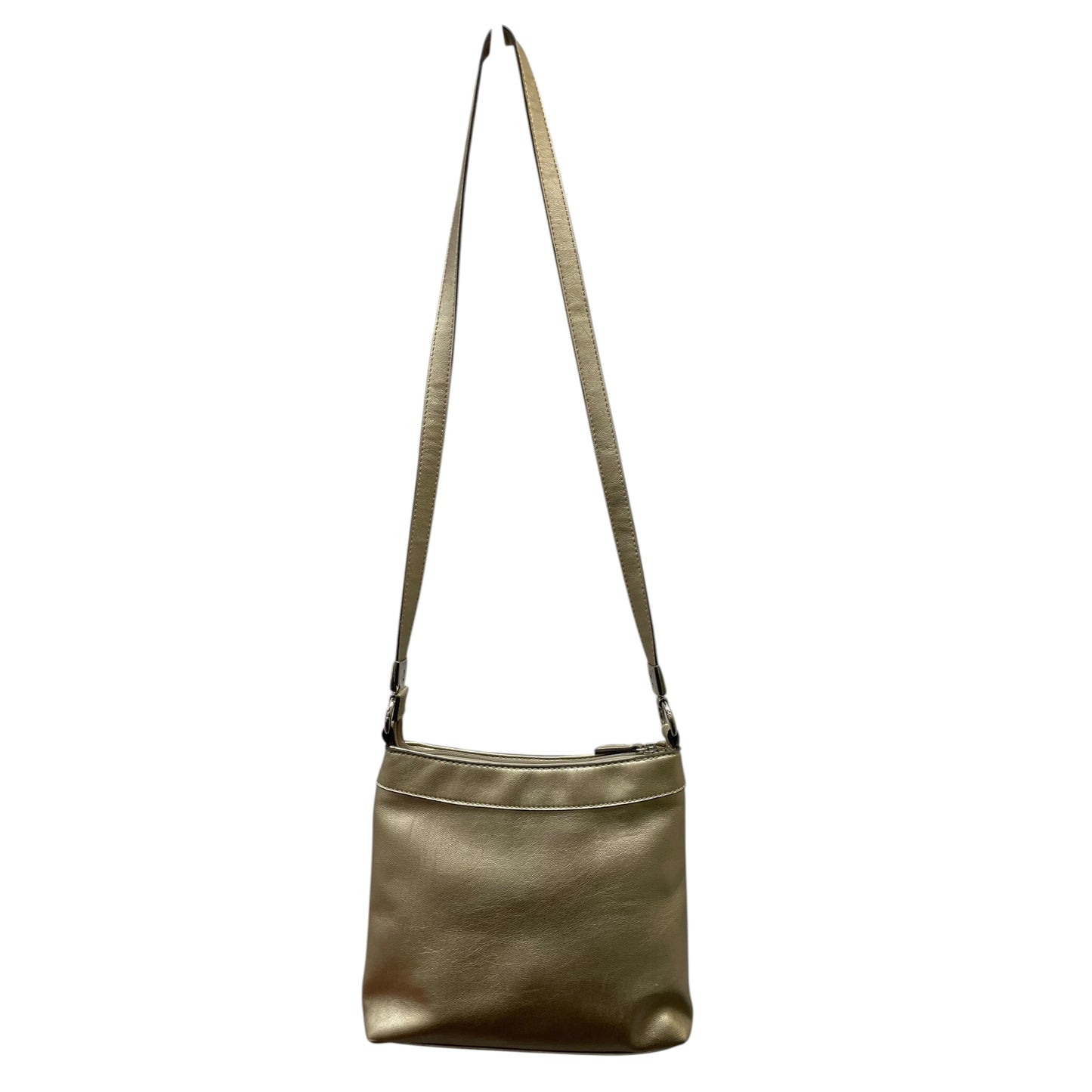 Crossbody By Liz And Co In Gold, Size:Medium