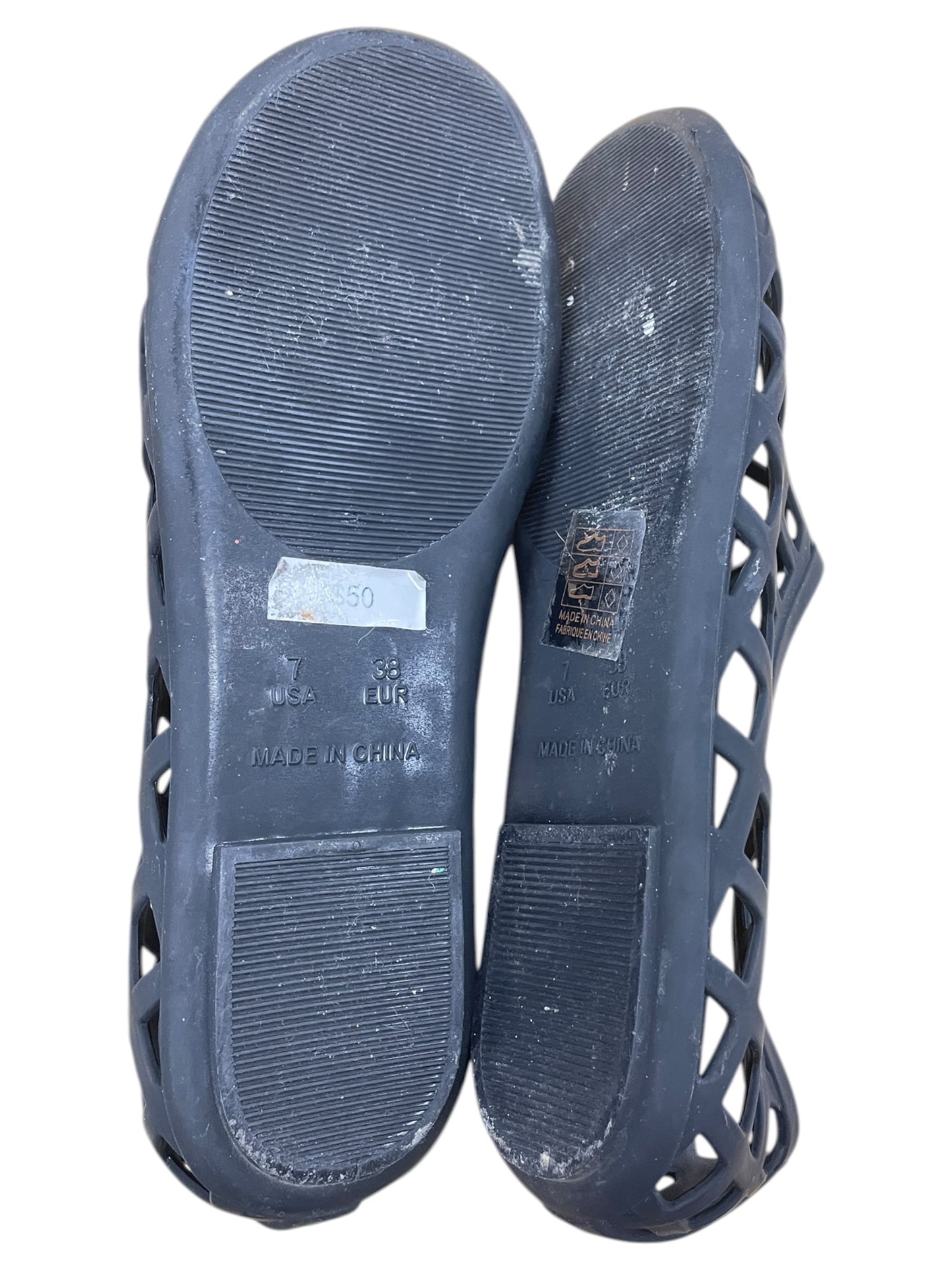Shoes Flats By Jeffrey Campbell In Black, Size:7