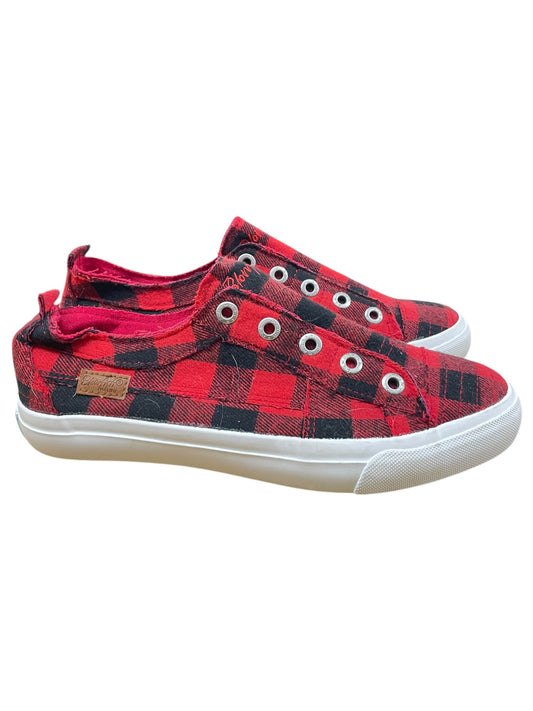 Shoes Flats By Blowfish In Plaid Pattern, Size:9