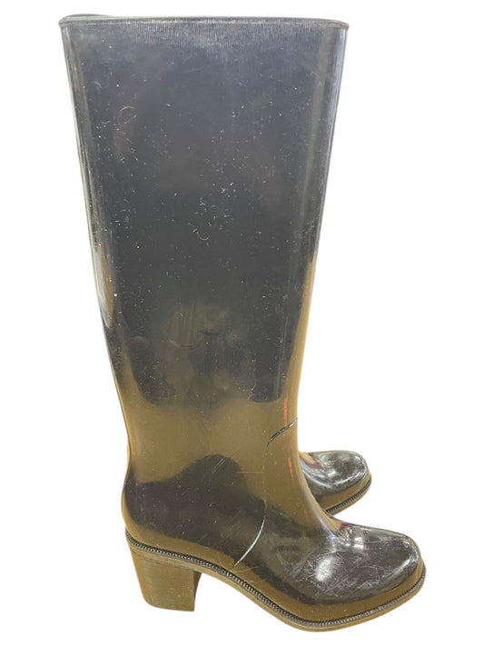Boots Rain By Capelli In Black, Size:7