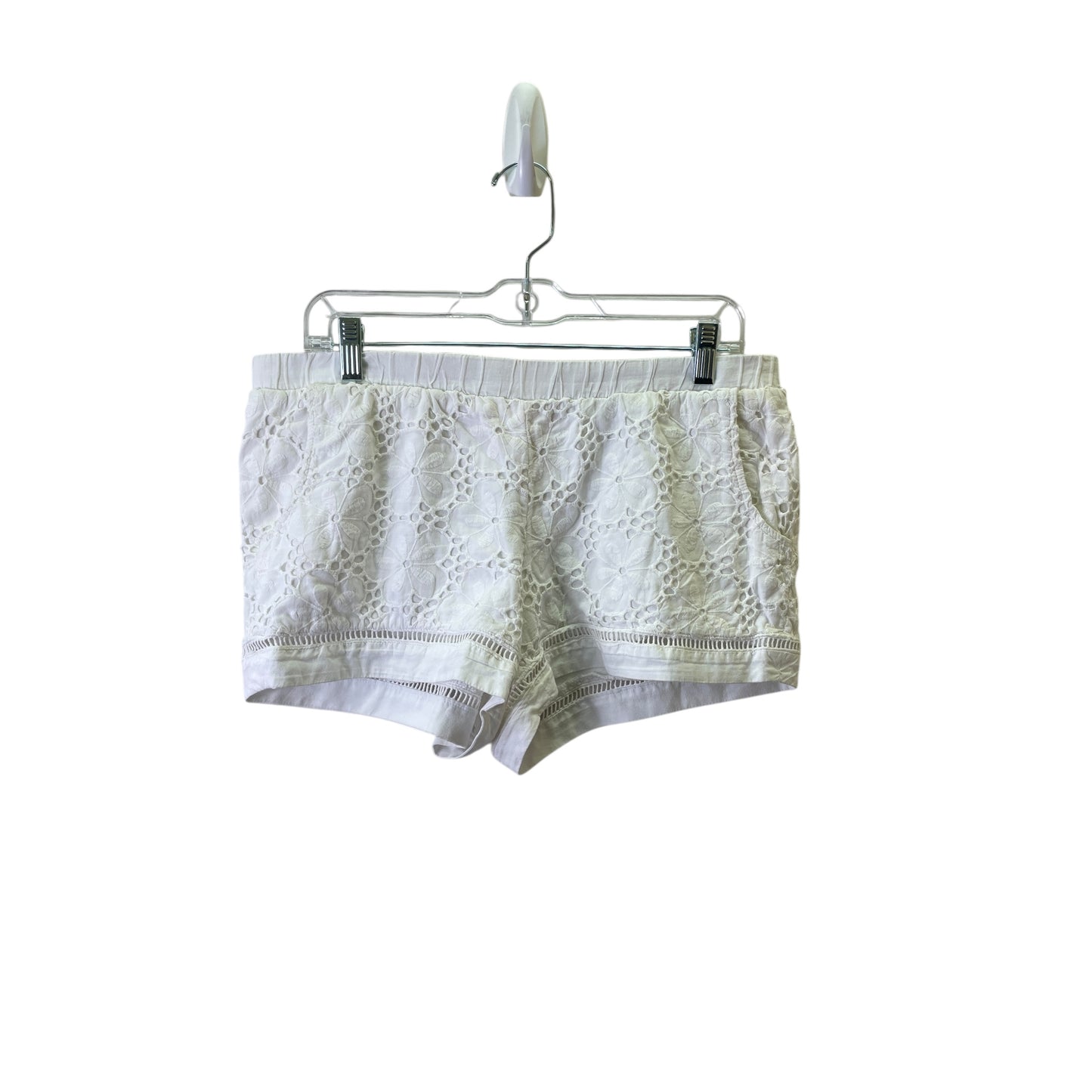 Shorts Designer By Lilly Pulitzer In White, Size:8