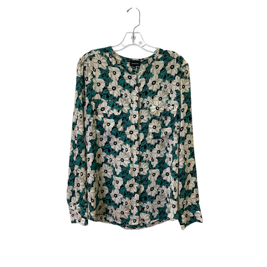 Top Ls Basic By Who What Wear In Green, Size:1X