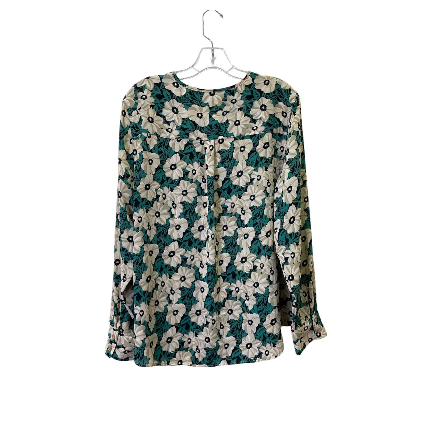 Top Ls Basic By Who What Wear In Green, Size:1X