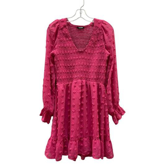 Dress Party Midi By Btfbm In Pink, Size:L