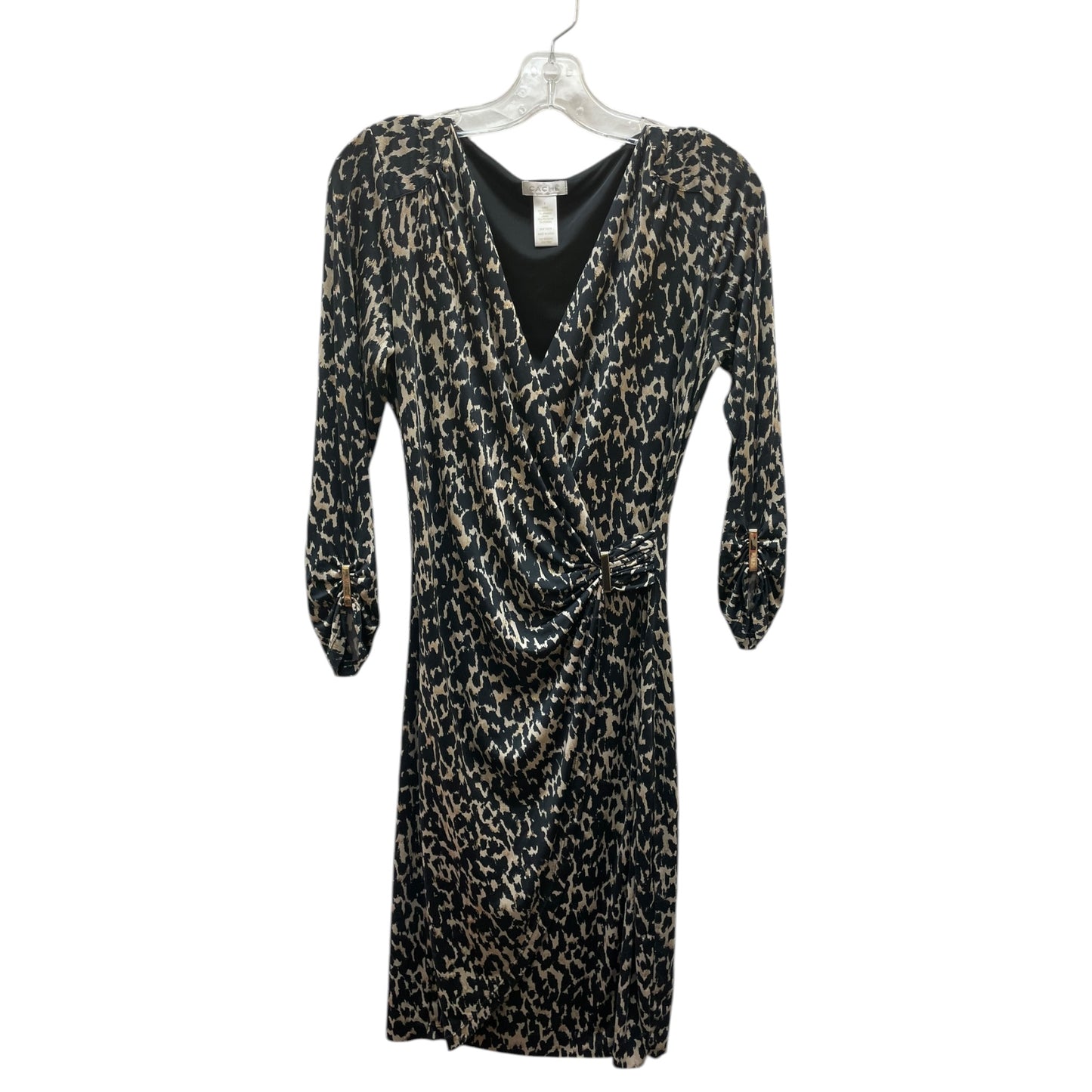 Dress Party Midi By Cache In Animal Print, Size:S