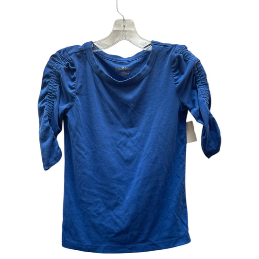 Top 3/4 Sleeve Designer By Lilly Pulitzer In Blue, Size:Xxs