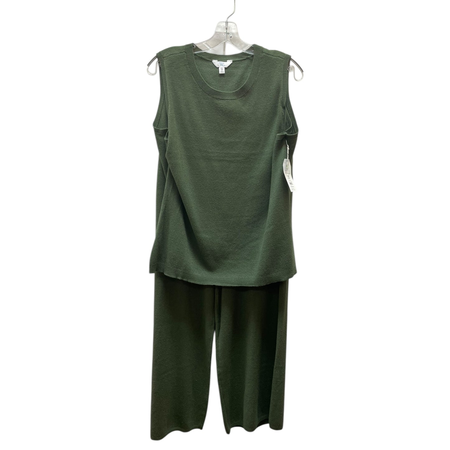 Pants Set 2Pc By Time And Tru In Green, Size:20