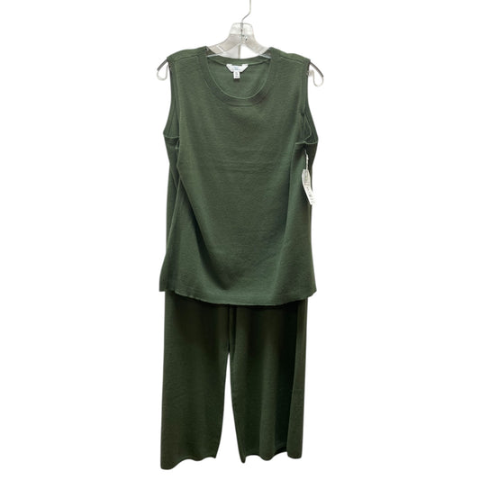 Pants Set 2Pc By Time And Tru In Green, Size:20