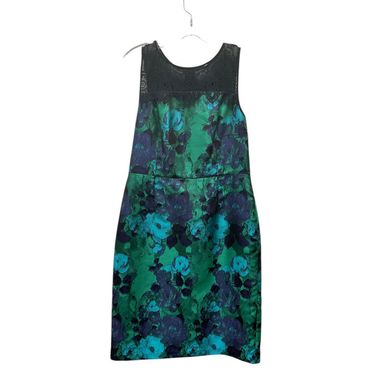 Dress Party Midi By Leifsdottir In Blue & Green, Size:M
